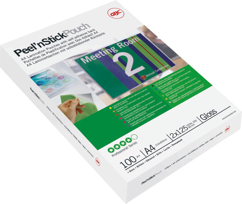 GBC Selbstlaminierfolien A3 – 150 µm, glänzend, 25 Stück