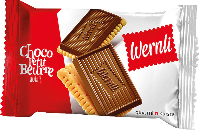 Wernli Choco Petit Beurre – Gebäck, Schokolade, Pocket Pack, 50 g