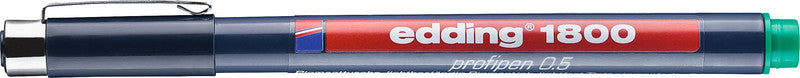 Edding Fineliner 0,5 mm – grün – wasserfest, dokumentenecht