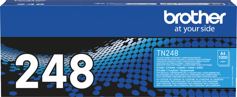 Brother Toner – cyan, 1000 Seiten – für Farb-Laserdrucker/Multifunktionsgeräte