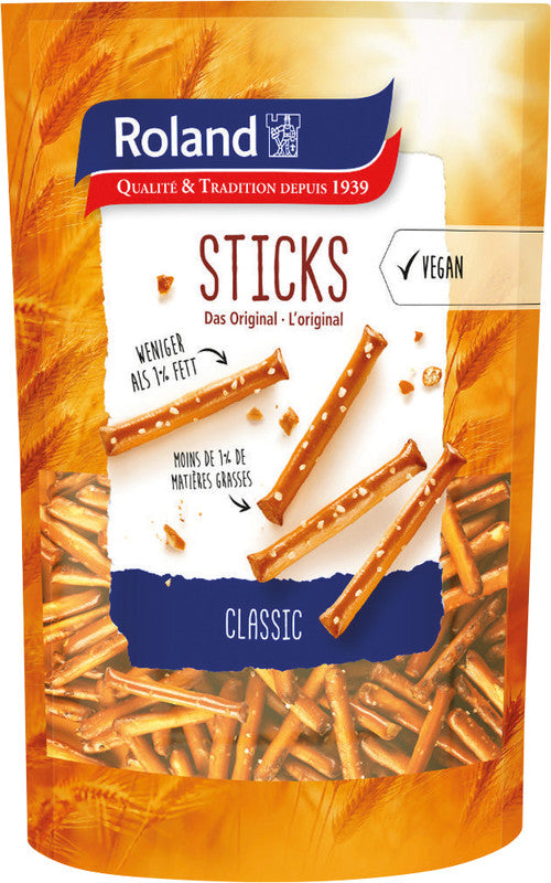 Roland Salzsticks Classic – Salzgeschmack, 200 g, 1 Stück pro Packung