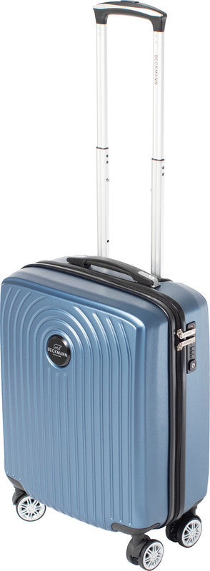 Beckmann Trolley Motion Handgepäck – 40 l, Hartschale, 4 Doppelrollen, mit TSA, Blau, 39 × 55 × 23 cm
