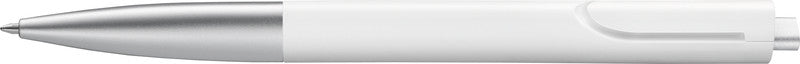 LAMY noto 283 Kugelschreiber – Schwarz, 1 mm Spitze, Druckmechanik, Kunststoff, Weiss, nachfüllbar