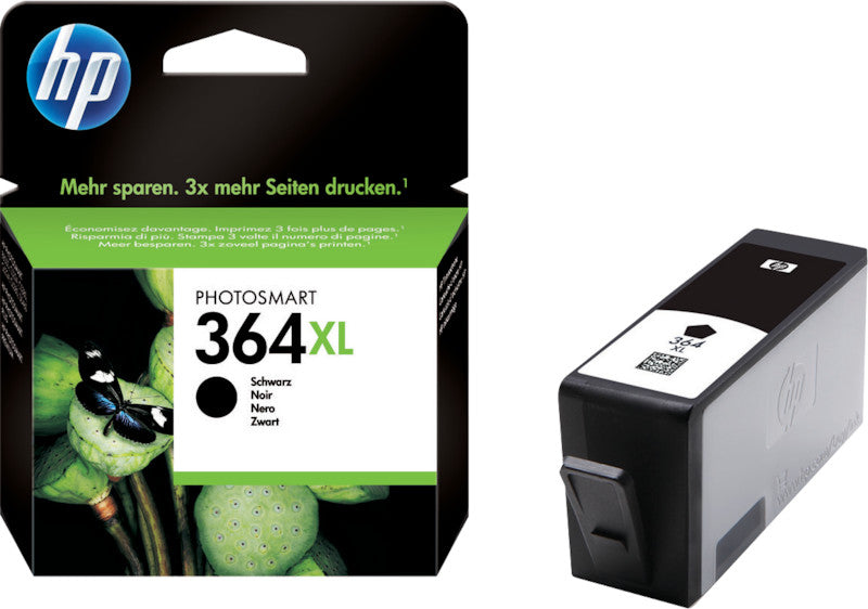 HP Tintenpatrone 364XL, Schwarz – für Tintenstrahldrucker/Multifunktionsgeräte