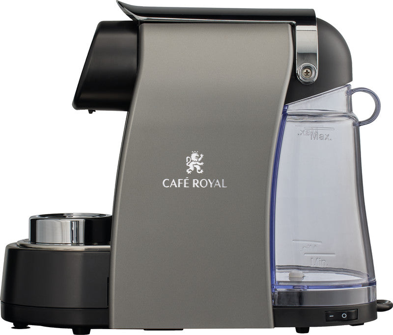 Café Royal CRpro-100 Kapselmaschine – für Café Royal Professional Pads, 1 l, Grau