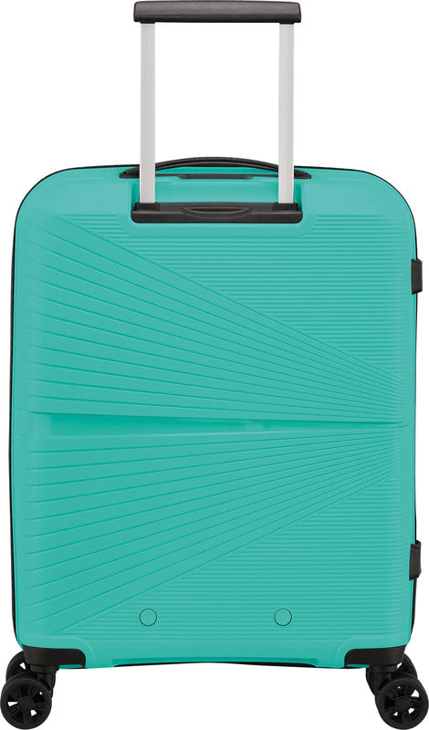 American Tourister Handgepäck-Trolley – Hartschale, 4 Doppelrollen, mit TSA, Aqua Grün, 40 × 50 × 20 cm