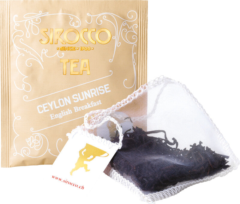 Sirocco Ceylon Sunrise – Teebeutel, Bio-Schwarztee – 20 Beutel