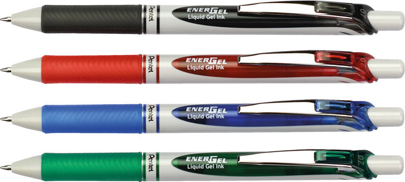 Pentel EnerGel Eco Gelschreiber – blau, 0,7 mm, schnelltrocknend, Druck, nachfüllbar