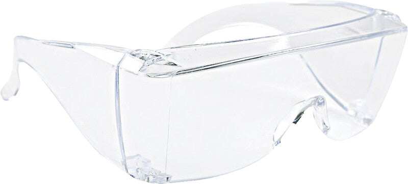 Hygostar Schutzbrille – transparent, Kunststoff, EN 166, für Korrekturbrillen