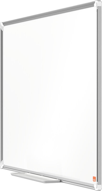 Nobo Whiteboard – 90 × 60 cm, Emaille, magnetisch, Aluminiumrahmen, Wandmontage, inkl. Stifteablage