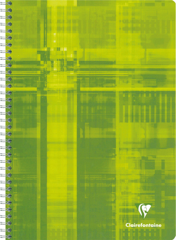 Clairefontaine Spiralheft, A4, liniert, Spiralbindung, Karton, 90 Blatt, 90 g/m² – farbig sortiert