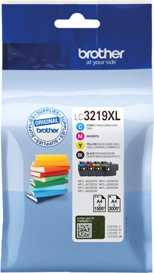 Brother Tintenpatronen-Multipack, CMYK, 4er-Pack – für Inkjetdrucker und Multifunktionsgeräte