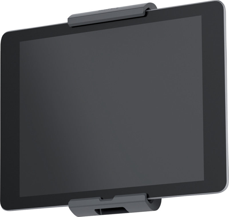 Durable Wand-Tablethalter – für Tablets 7–13", Aluminium/Kunststoff, silber metallic