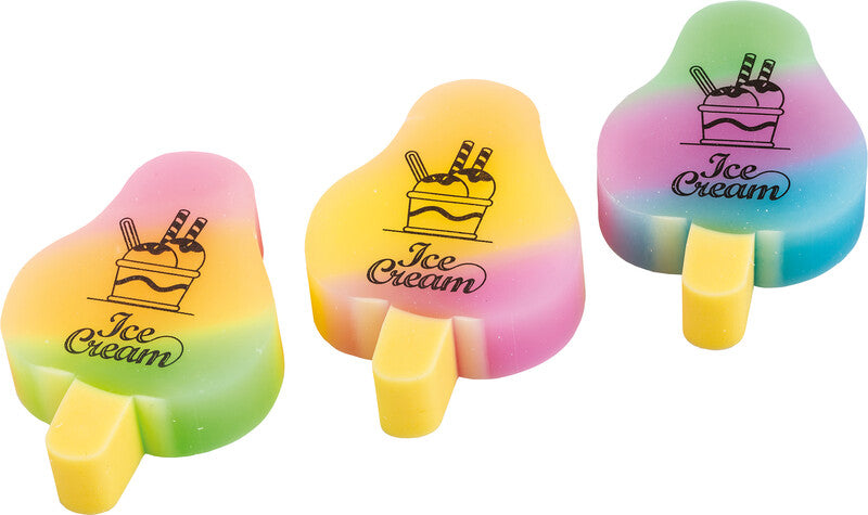 Centrum Radiergummi Ice Cream – für Bleistifte, 37 × 12 × 54 mm, farbig sortiert