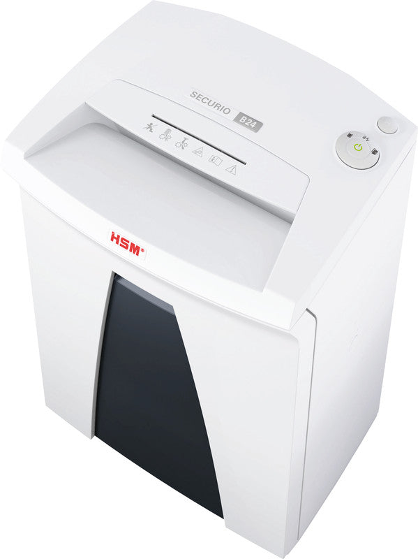 HSM Securio B24 – Aktenvernichter, DIN P-4, Partikelschnitt 4 × 30 mm, 16 Blatt, 35 l, A4