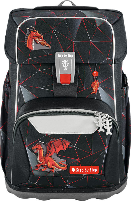 Step by Step Schulrucksack-Set Giant – 5-teilig – Dragon Drako – aus rPET