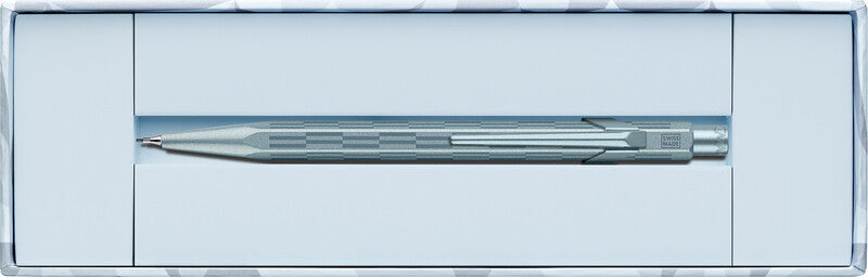 Caran d-Ache 849 Alpine Frost Druckbleistift – 0,5 mm – Aluminium – Gletscherblau