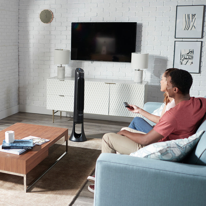 Honeywell Turmventilator QuietSet HYF290E4 – 8 Stufen, Oszillation, mit Fernbedienung, Timer