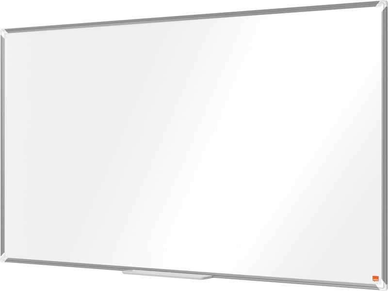 Nobo Whiteboard – 156 × 88 cm, lackierter Stahl, magnetisch, Aluminiumrahmen, Wandmontage
