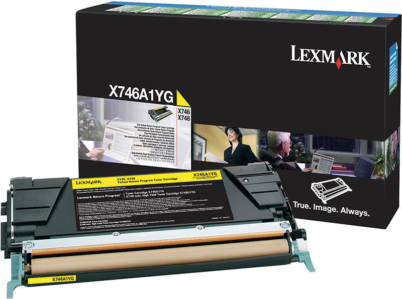 Lexmark Toner – gelb, 7000 Seiten