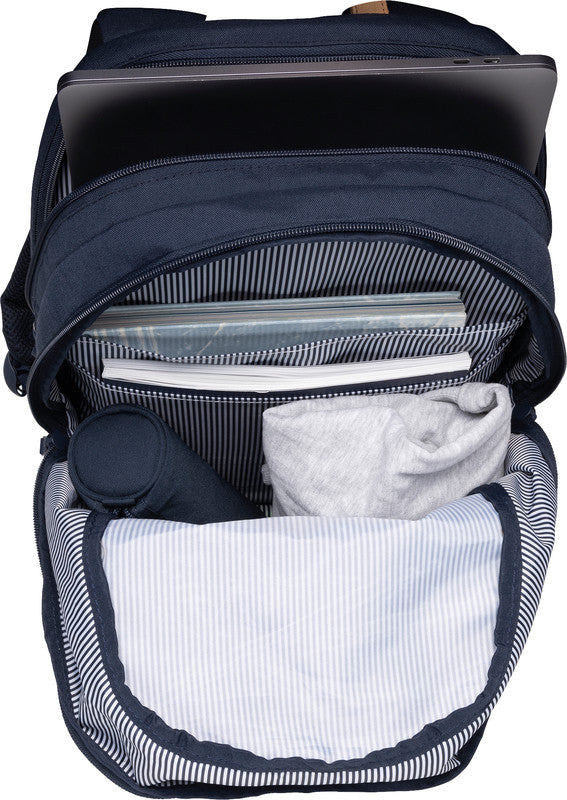 Beckmann Rucksack – dunkelblau – 30 l – recycelte Materialien