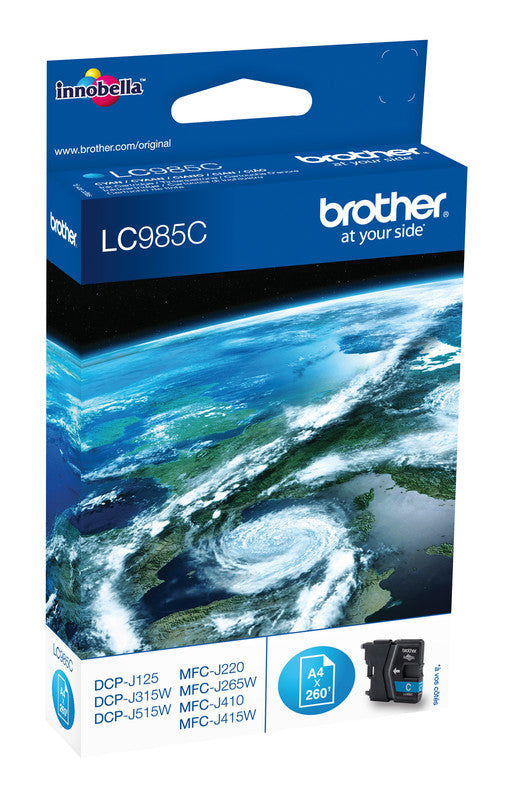 Brother Tintenpatrone, Cyan – für Inkjetdrucker, Multifunktionsgeräte