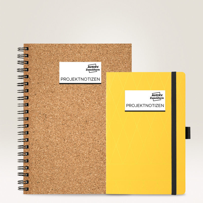 Avery Druckeretiketten, 96 mm × 51 mm, weiss, Papier, wiederablösbar, 30 Blatt (300 Etiketten)