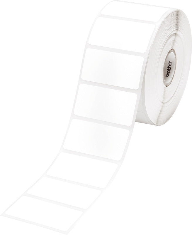 Brother Etiketten, 51 mm × 49,4 m, weiss, Papier, permanent, 16 Rollen