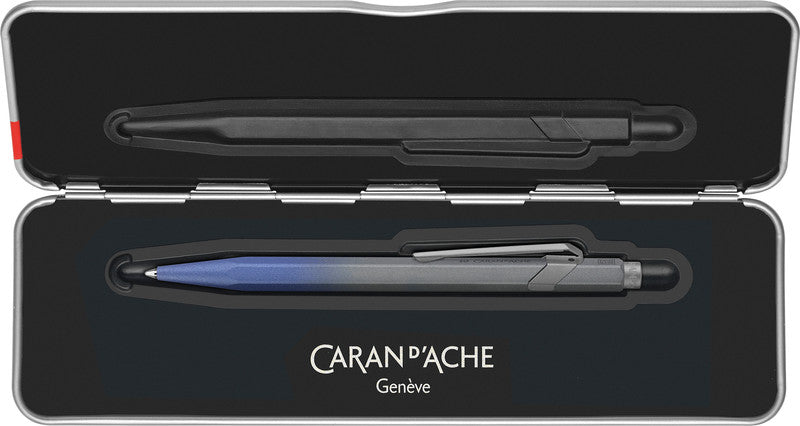 Caran d-Ache Caran d'Ache Kugelschreiber – sturmblau, Aluminium