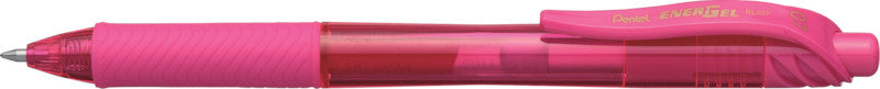 Pentel EnerGel X – Tintenroller, schnelltrocknend, Druckmechanik, 0,7 mm, Pink