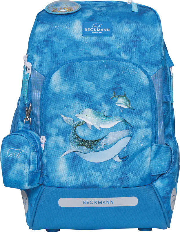 Beckmann Schulrucksack Active Air Flx – Ocean – 26,0×39,0×22,0 cm – recycelte PET-Flaschen