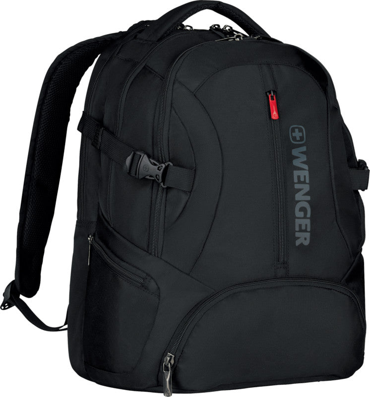 Wenger/SwissGear Wenger Transit – Notebook-Rucksack – für 16" Notebook, 27 l, Polyester, Schwarz