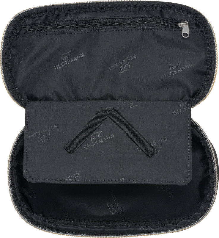 Beckmann Sport Jr. Schlamperetui, leer – Black Gold – Kunststoff – 22,0 × 11,0 × 5,0 cm