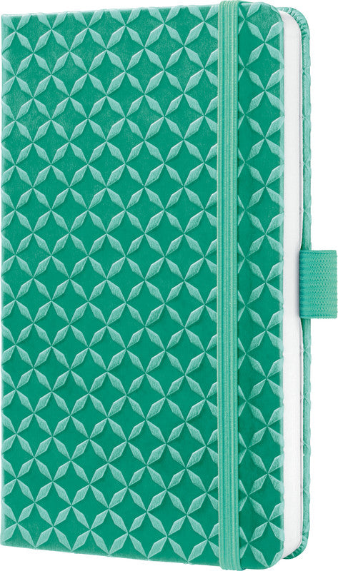 Sigel Notizbuch A6, liniert, Fadenheftung, Karton, 174 Seiten, perforiert, 80 g/m² – mintgrün