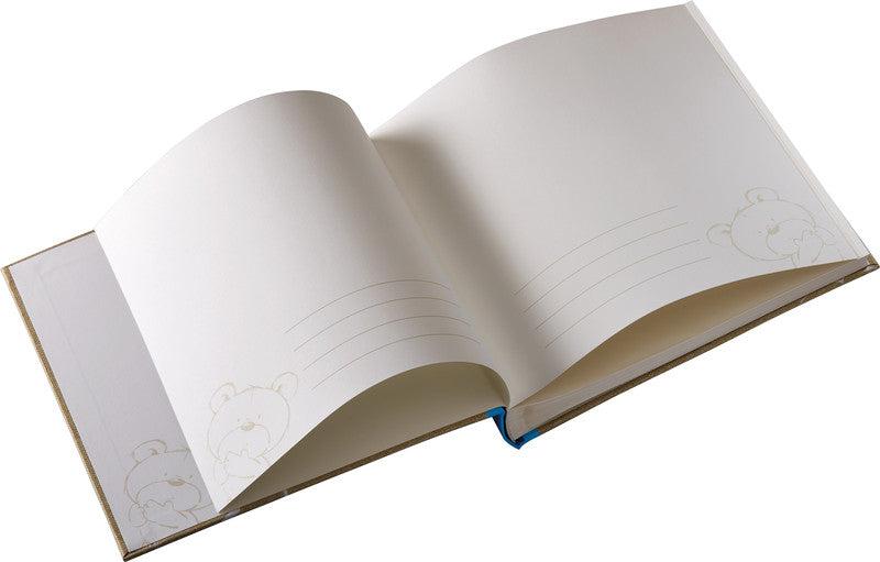 Walther Design Walther Fotoalbum Dreamtime – für 280 × 305 mm, blau, illustrierter Vorspann, Karton