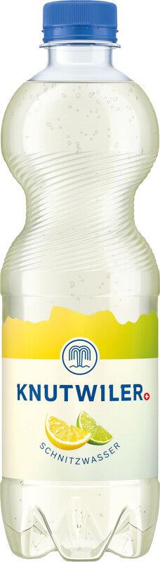Knutwiler Schnitzwasser – Mineralwasser – Zitrone & Limette – PET, 0,5 l