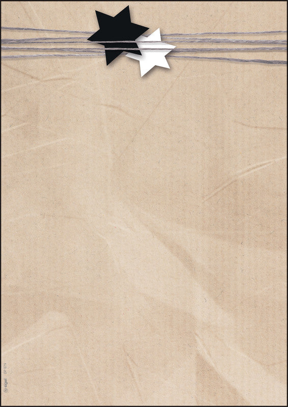 Sigel Motivpapier – A4, 90 g/m², Weihnachtsverpackungsmotiv – für Inkjet/Laser/Kopierer – FSC – 100 Blatt