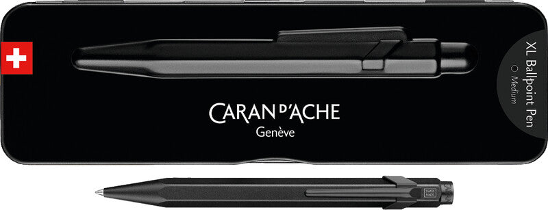 Caran d-Ache Kugelschreiber – Schwarz, Aluminium
