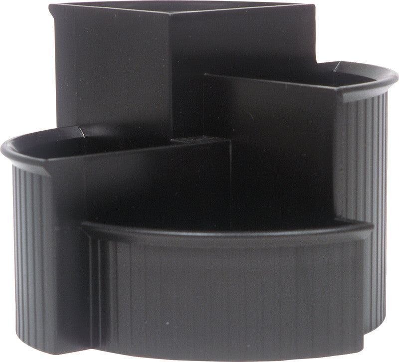 Helit Multiköcher – Kunststoff, Schwarz, 140 × 100 mm