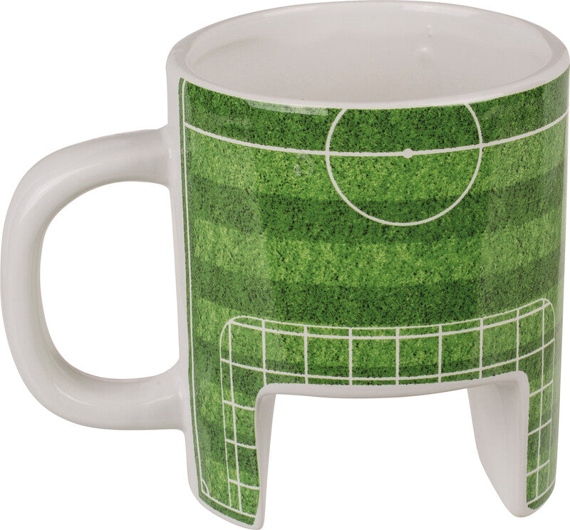 Out oft the blue Out of the Blue Fussball Tasse – 280 ml, 12,0 × 9,0 cm, Dolomit, Mehrfarbig