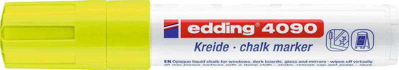 Edding Kreidemarker – Keilspitze, 4–15 mm – Neongelb