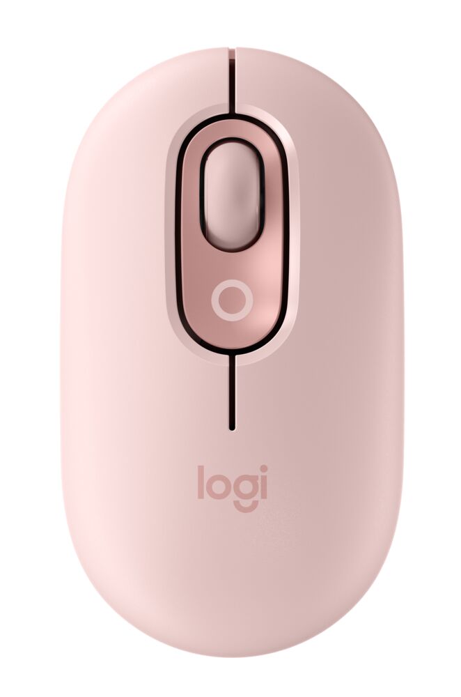 Logitech POP Maus Emoji Rose Maus – Emoji-Taste, Rosa