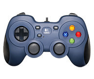 Logitech G F310 – Gamepad – USB (kabelgebunden), Analoge Sticks – für PC (Windows), Schwarz/Blau