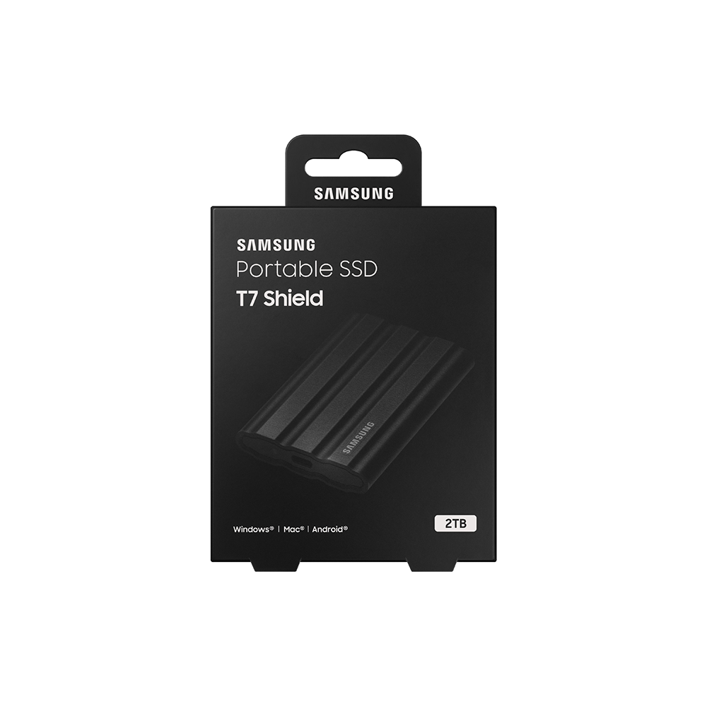Samsung T7 Shield MU-PE2T0S Speichergerät – 2 TB, USB Typ-C (USB 3.2 Gen 2)