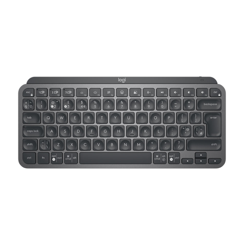 Logitech MX Mini – Tastatur, kabellos (Bluetooth), beleuchtet – für Windows, macOS & Android u. a.