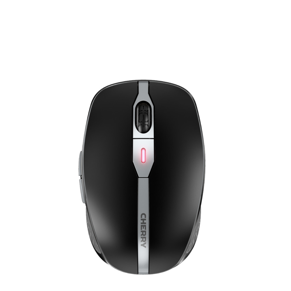 CHERRY MW 9100 Maus – kabellos, Bluetooth + 2,4 GHz, USB-A, 2'400 dpi, 6 Tasten, beidhändig, schwarz