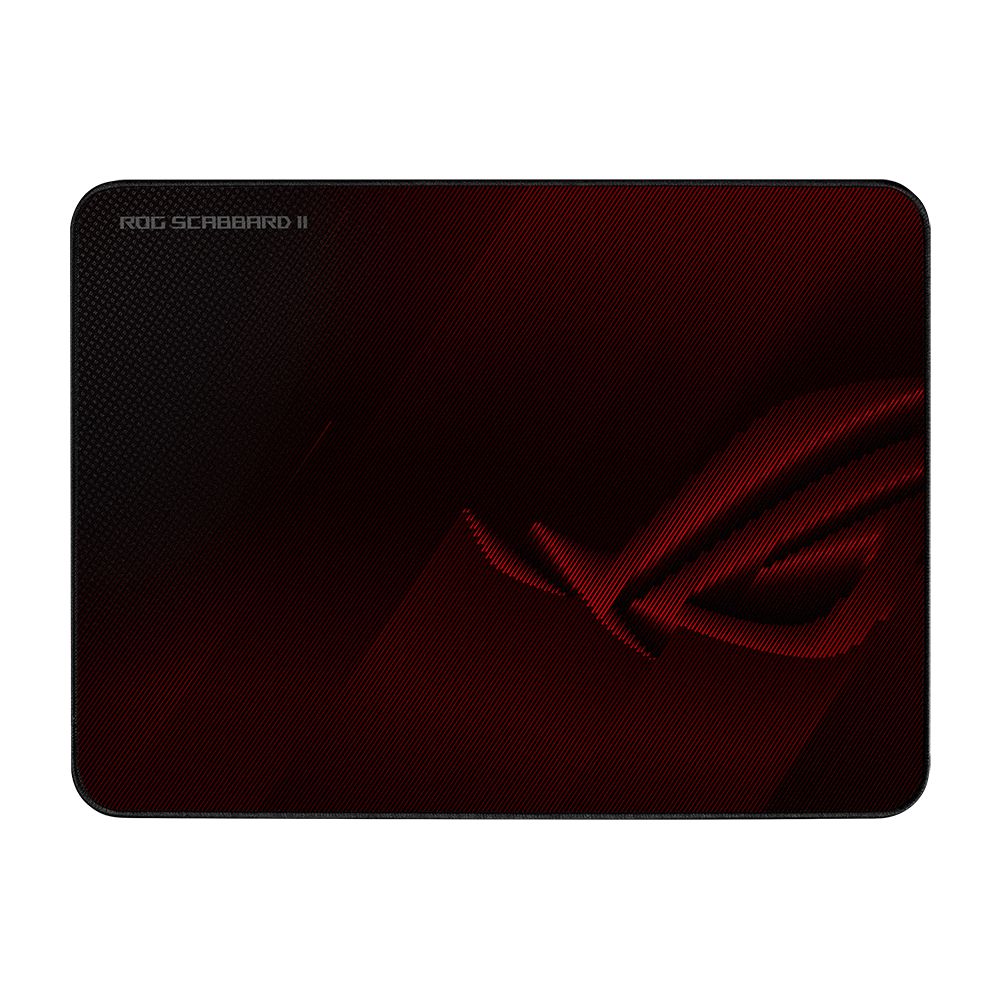 ASUS ROG Scabbard II Medium – Gaming-Mauspad – 360 × 260 mm, Stoff, Rot