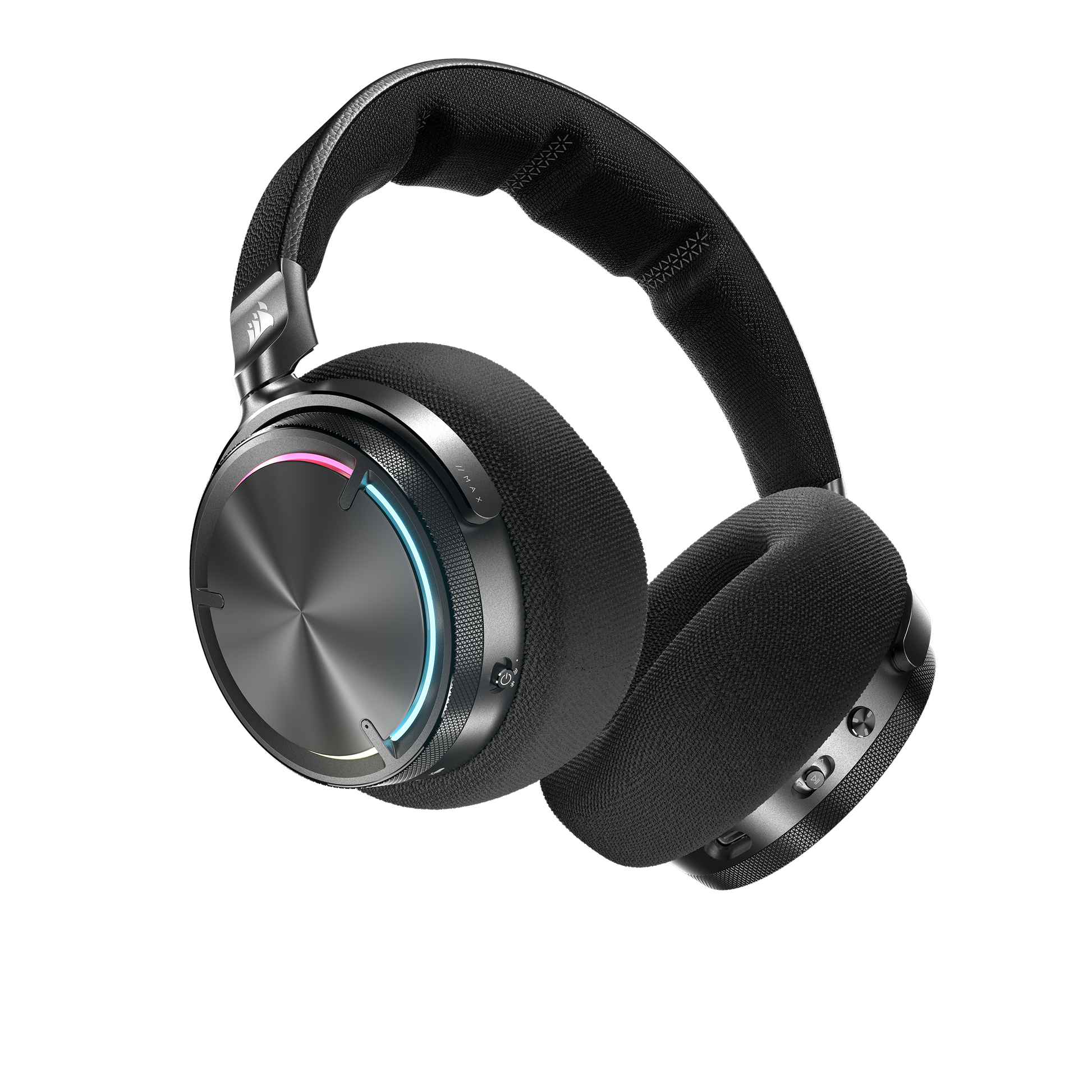 Corsair VIRTUOSO MAX WIRELESS Gaming-Headset – Over-Ear, Stereo, BT, ANC, Schwarz