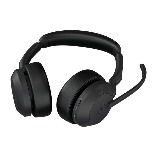 Jabra Evolve2 55 – Duo Headset – USB‑A (Link 390a) – für Microsoft Teams