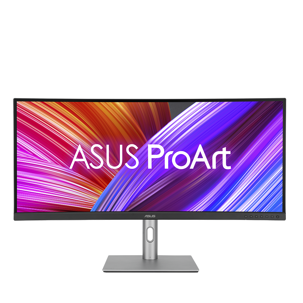 ASUS ProArt PA34VCNV – Monitor, 34,1", Daisy Chain, 2× USB-C, USB-Hub, Gebogen, VESA 100 × 100, Schwarz